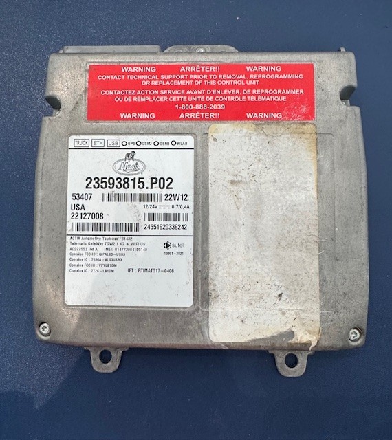 Mack OEM Telematic Gateway Control Module 23593815.P02 12/24V