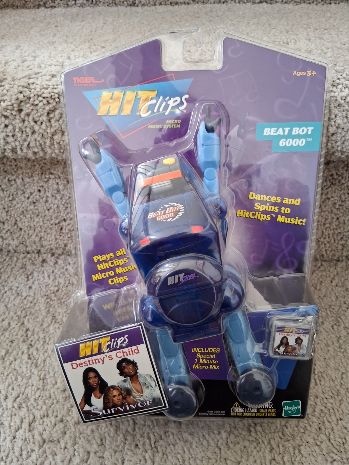 Tiger Electronics Hit Clips Beat Bot 6000 Destiny's Child Survivor - NIB Sealed