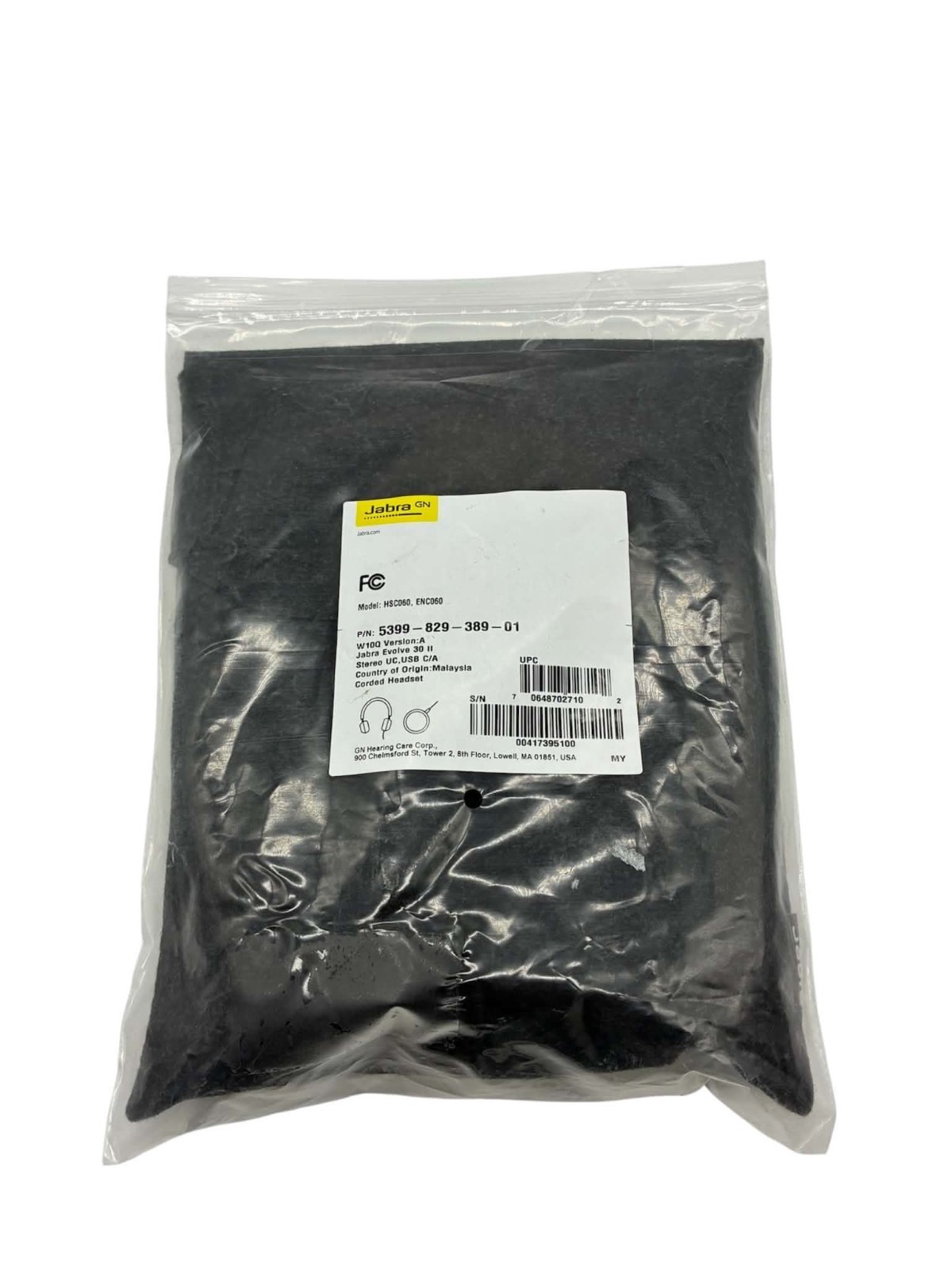 Jabra Evolve 30 II Wired Headphone - Black