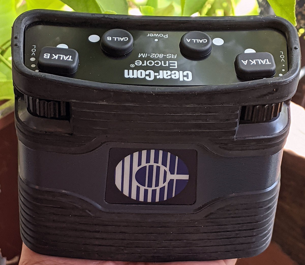 Clear Com RS 802 IM Dual Channel Marine Certified Beltpack with Four Pin Male He