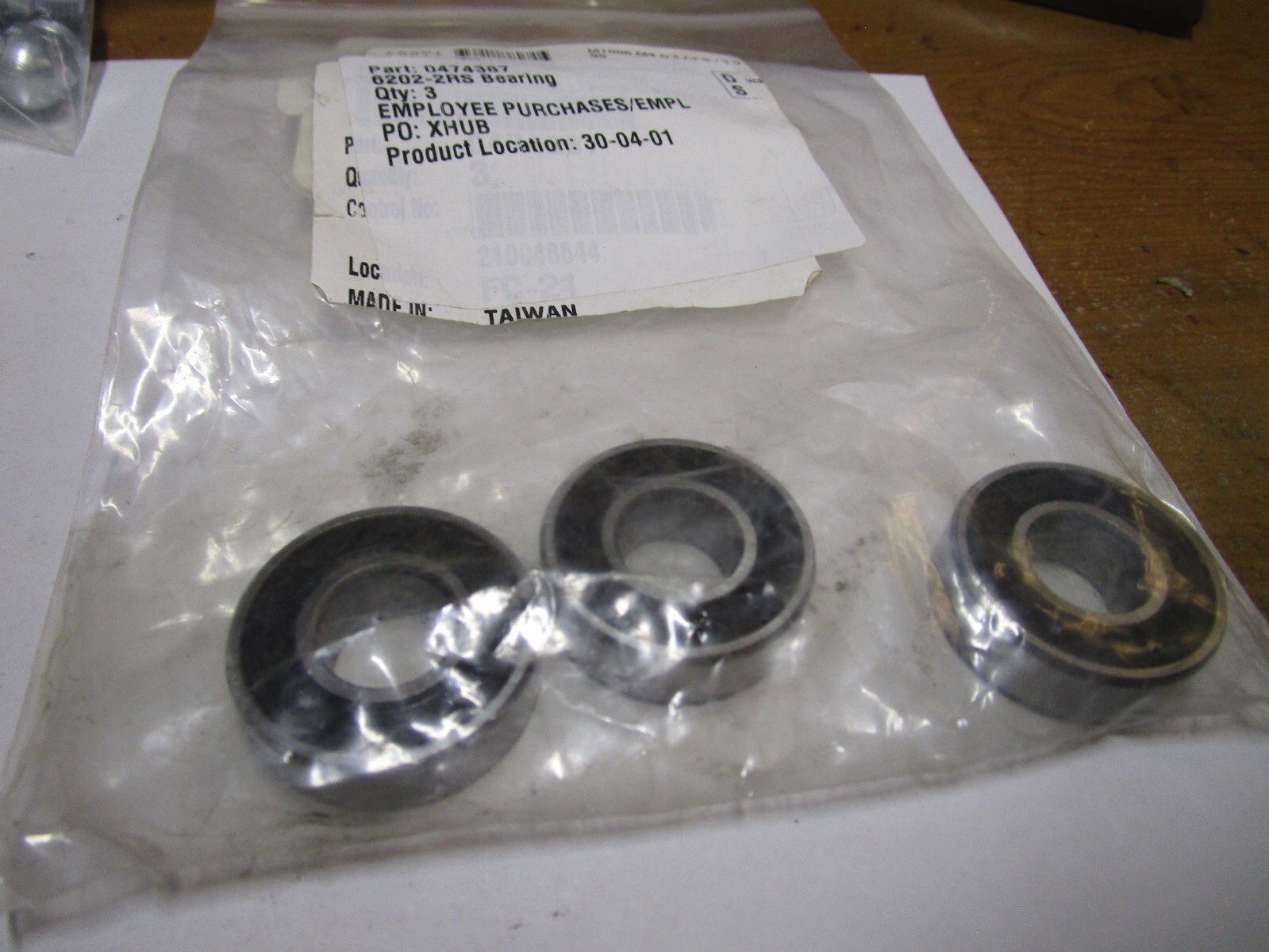6202 2RSL 15mm Bore x 35mm OD x 11mm W Single Row Deep Groove Bearing QTY 3