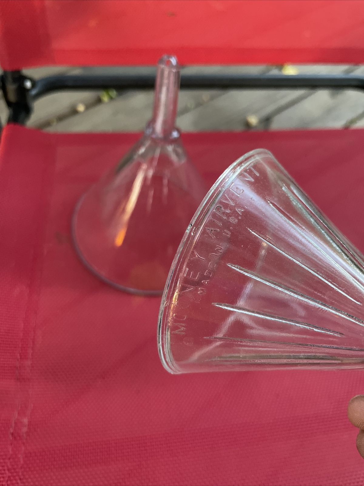 mooney airvent glass funnels