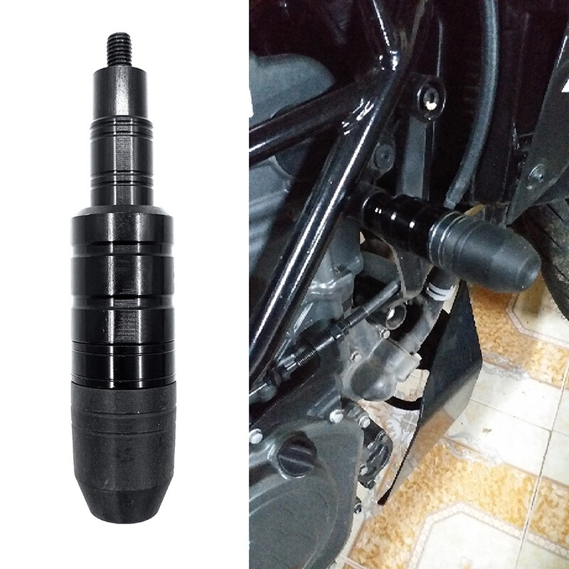 Pair Black Frame Sliders Falling Anti Crash Guard Protector For Kawasaki