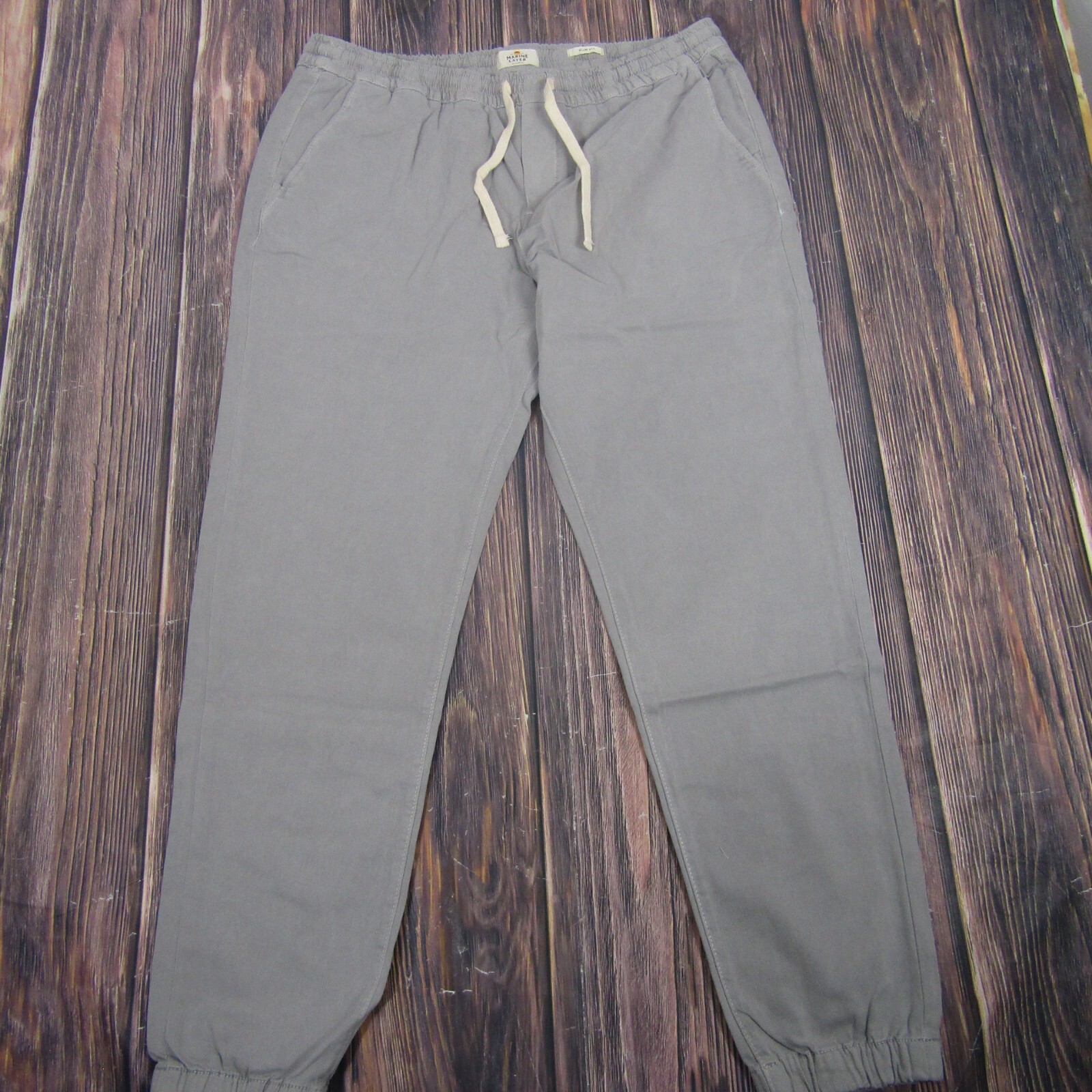 Marine Layer NEW NWT Mens 2XL Gray Saturday Jogger Slim Fit Athletic