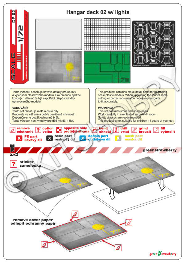 Green Strawberry Star Wars Hangar Deck 02 Display Pad