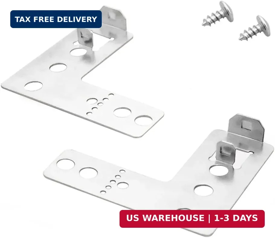 2 Pack Dishwasher Mounting Bracket 170664, Compatible with Bosch & Kenmore Elite