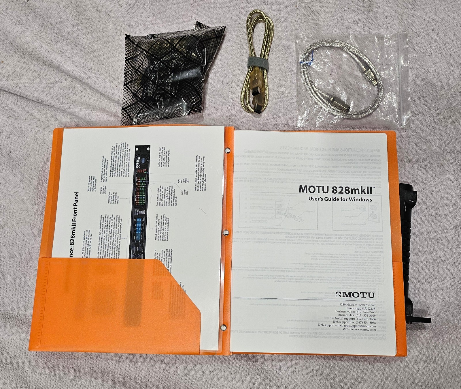 Motu 828mk3 with firewire computer card