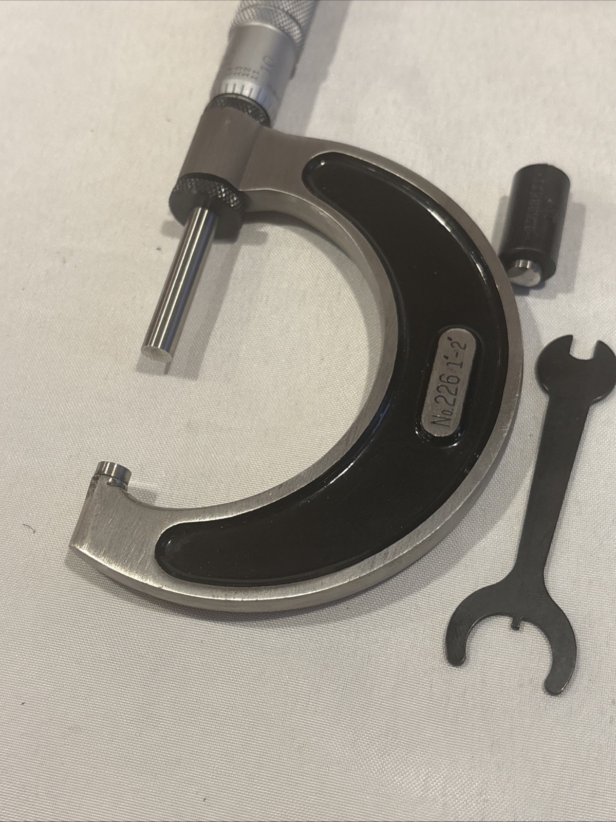Starrett T226FL-2 Outside Micrometer, 1-2", Machinist Tool