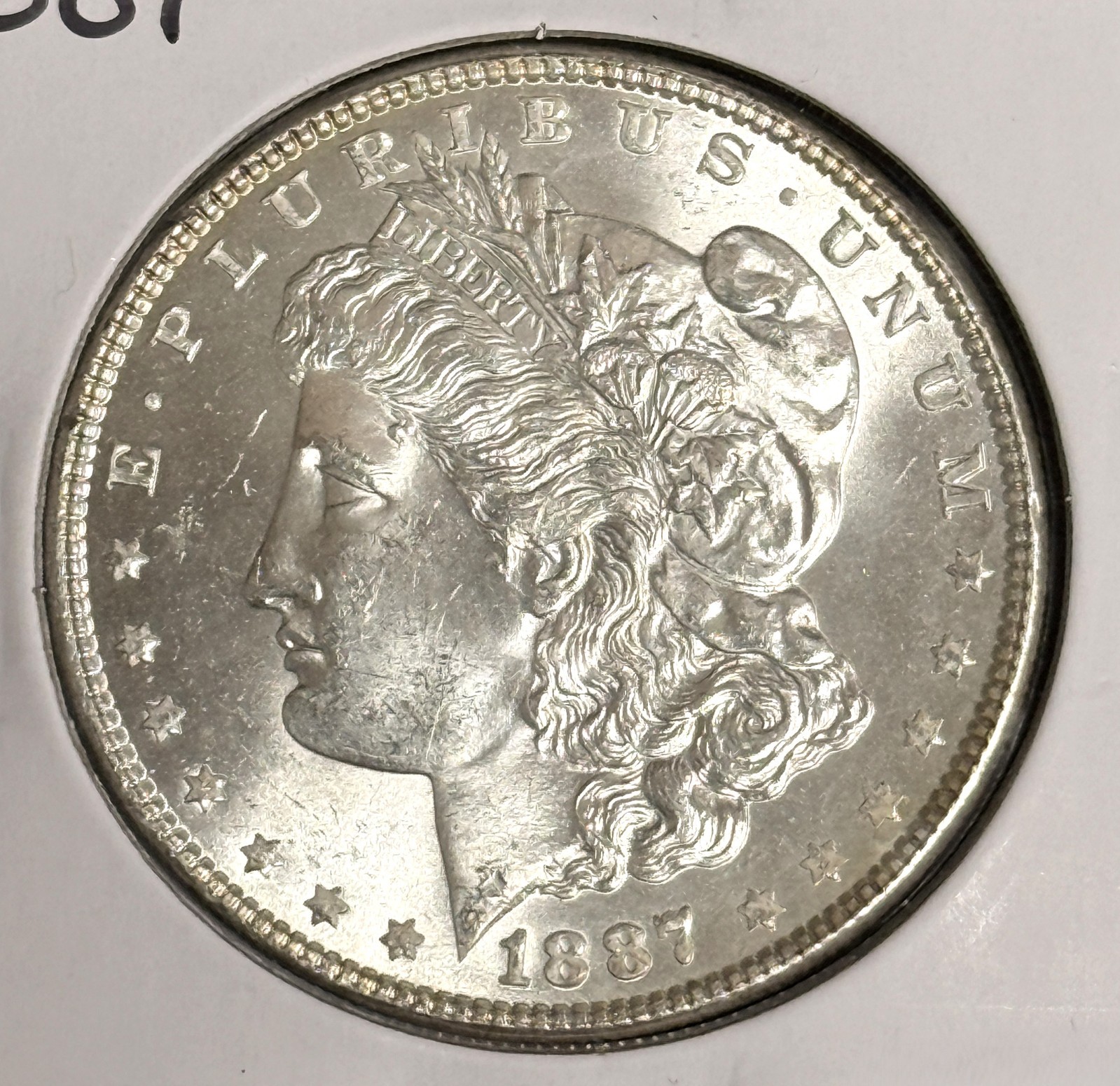 1887 Morgan Silver Dollar, Choice Uncirculated, (20306)