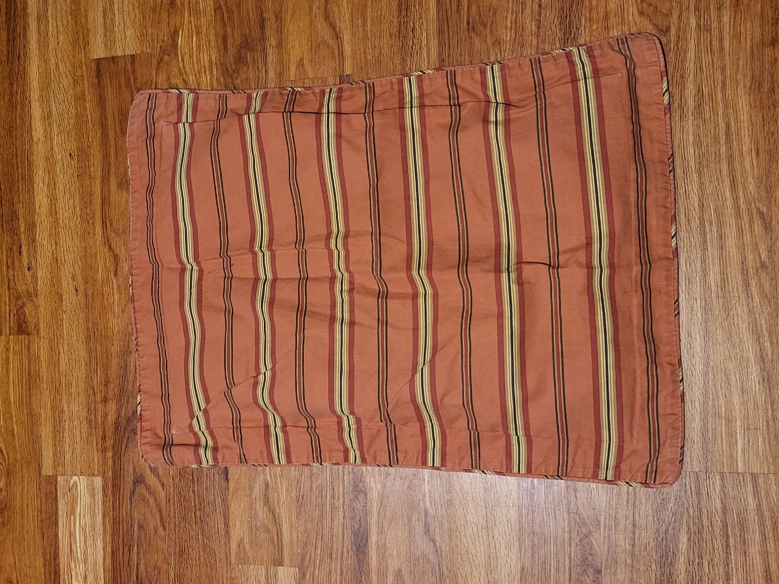 Vintage Country Curtains Red Stripe Standard Pillow Sham