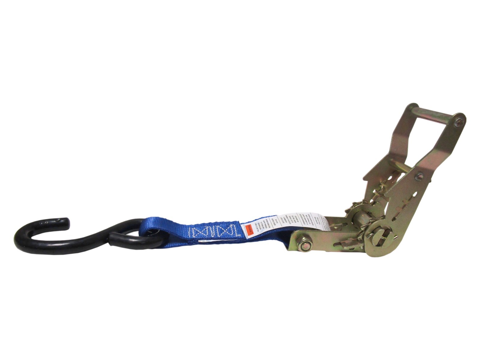 1" x 12' FT Tie Down Strap Ratchet with S Hook for Cargo Transport 2 Pack