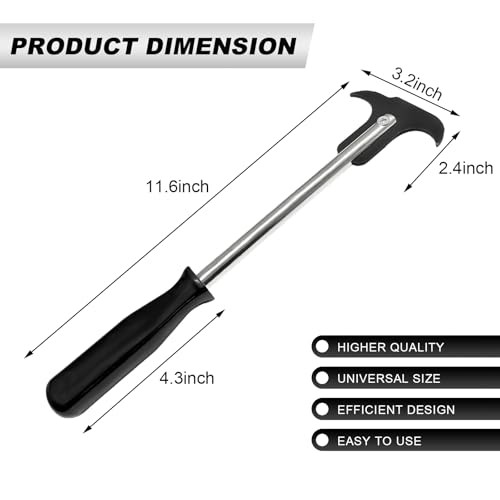 Oil Seal Disassembly Wrench Puller, Professional Seal Puller Removal Tool Black