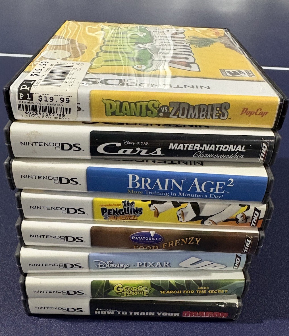 8 Misc Nintendo DS Game Cases & Manuals Only Disney Pixar Nickelodeon Dreamworks