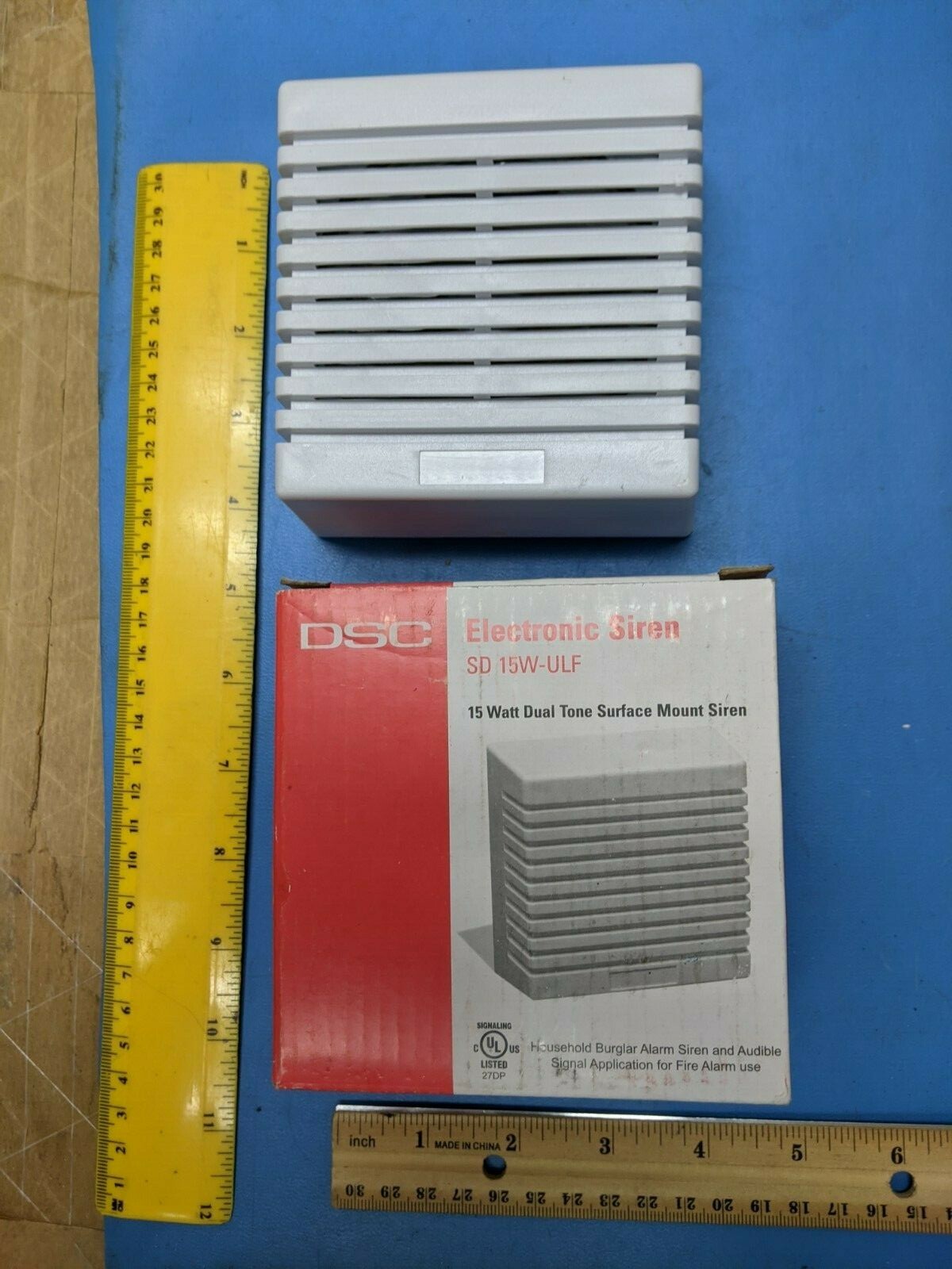 DSC ELECTRONIC SIREN SD 15W-ULF , Dual Tone Surface Mount Siren   ( ONE )