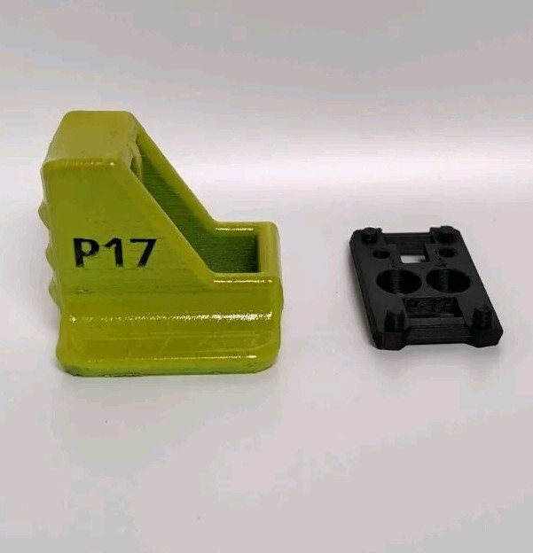 Neon Green Kel-Tec P-17 Speed Loader and RMS/c Optical Mount Set - Ergonomic