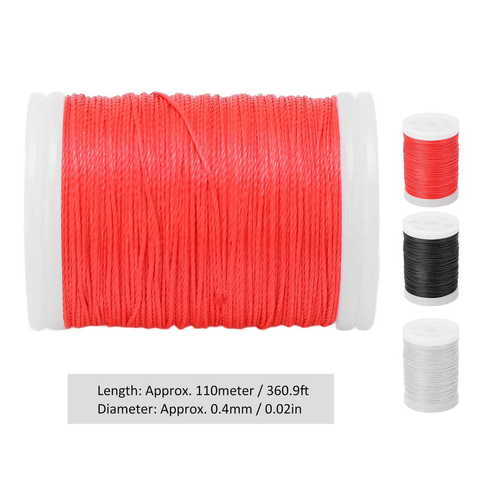 Archery Bow String Serving Thread For Tying Peep Sight Nock110m(Black)
