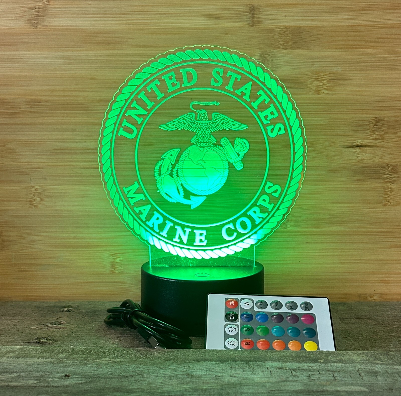 Marine Corps Acrylic Night Light