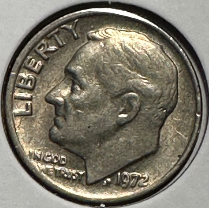 1972 Roosevelt Dime