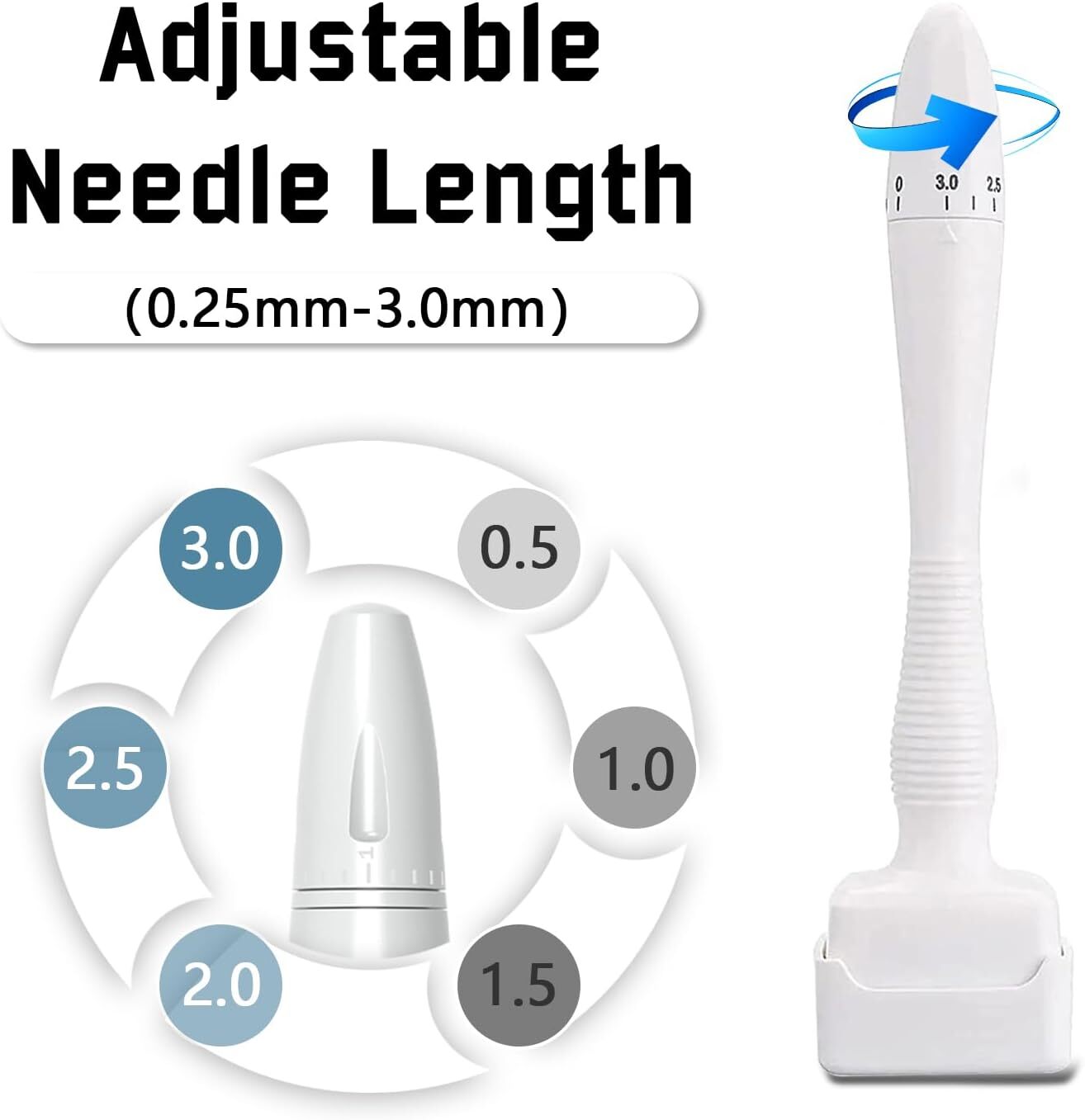 Microneedle Derma Stamp - Microneedling Micro Needling for Face Body