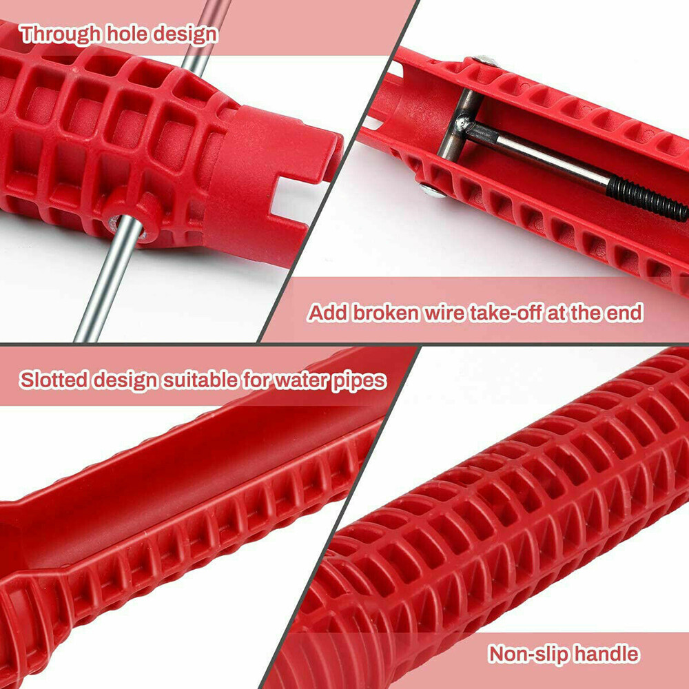 Faucet Sink Installer Multi Tool Wrench Plumbing Kitchen Water Pipe Spanner