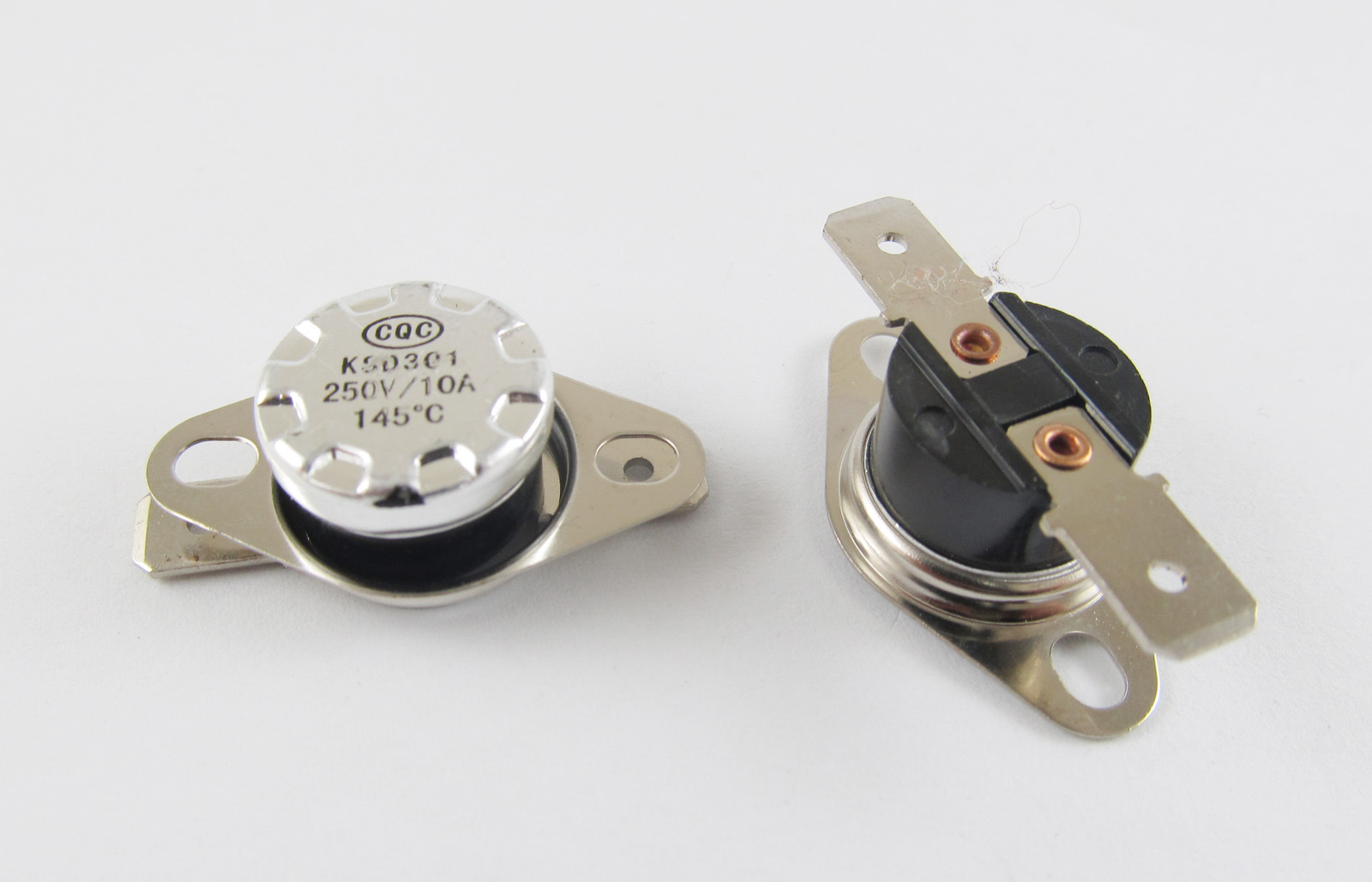 10x Temperature Controlled Switch Thermostat 145°C N.C. KSD301 Normal Close 10A
