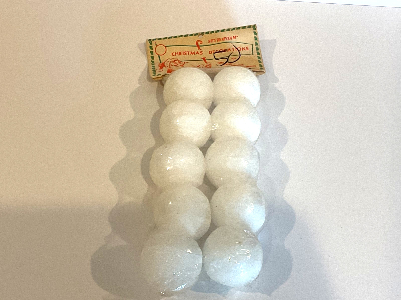 Styrofoam Balls Form Christmas Craft Decoration Ornament Round Styrofloral MCM