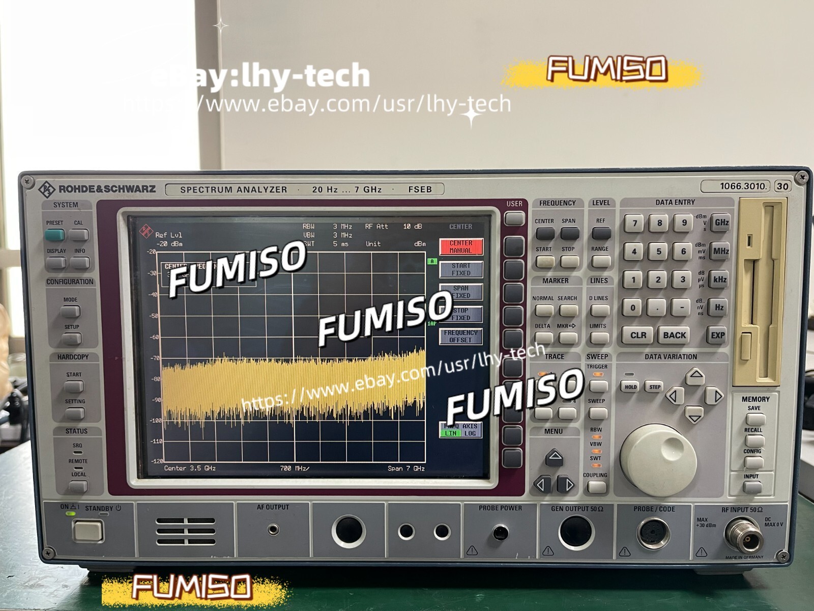 Rohde & Schwarz FSEB30 Spectrum Analyzer 20 Hz - 7 GHz , W/ FSE-B7_5642&lhy