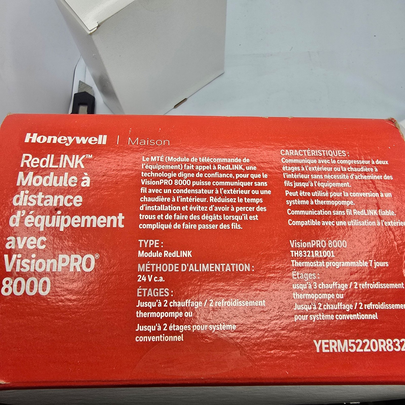 Inside box Sealed Honeywell RedLINK Equipment Remote Module w/ VisionPRO 8000