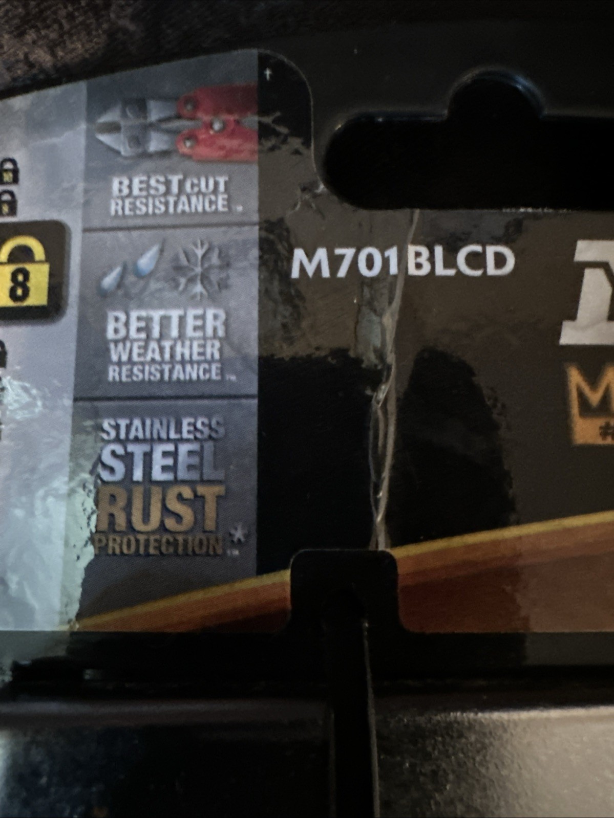 Master Lock Magnum M701BLCD Heavy Duty Padlock & Hasp