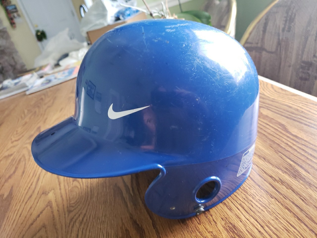 Nike Baseball Helmet Blue Size 6 3/8" - 7 3/8" From Early 2000s Well Played With