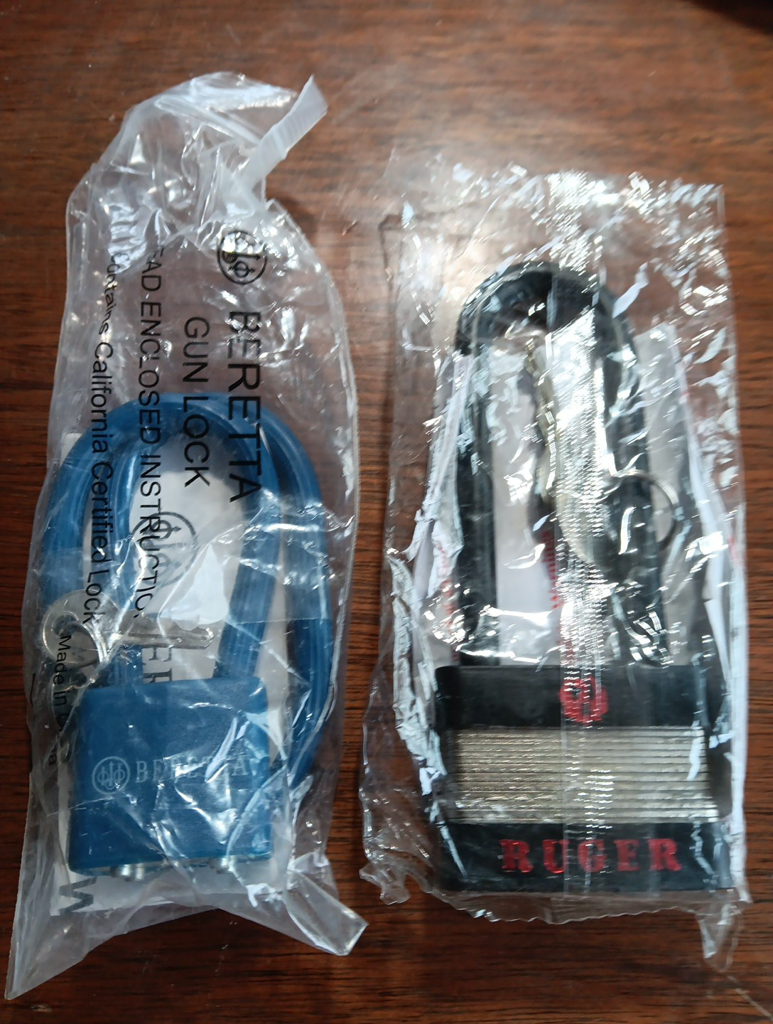 Ruger & Beretta Gun Firearm Pistol Rifle Shotgun Cable Locks New In Package