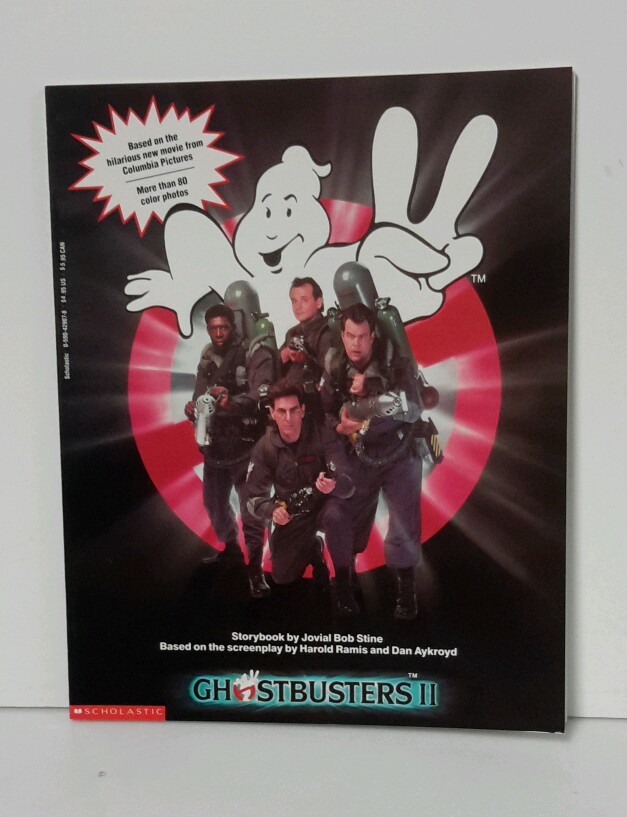 1989 Ghostbusters 2 Storybook Softcover Book- Lots of Photos-   UK Import- (FW)