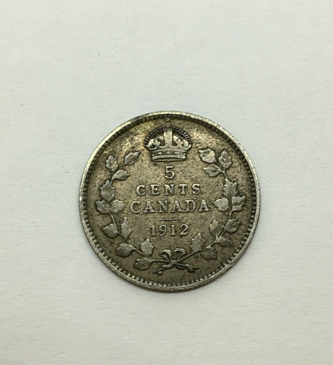 Canada 1912 5 Cents  VF