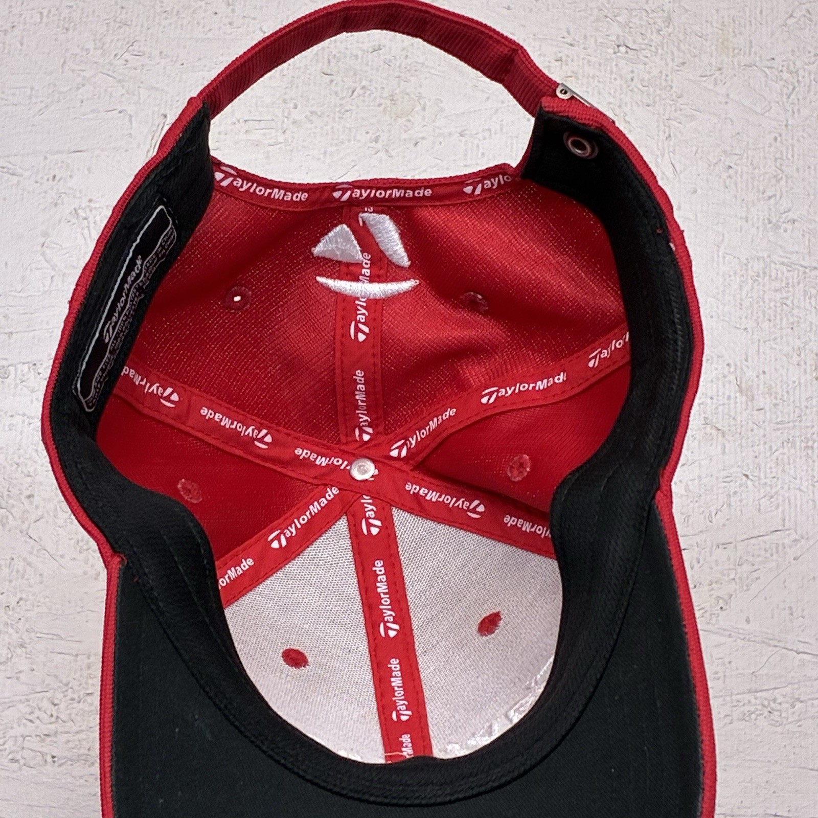 Taylormade Golf Hat Red SLDR Tour Preferred Adjustable Cap