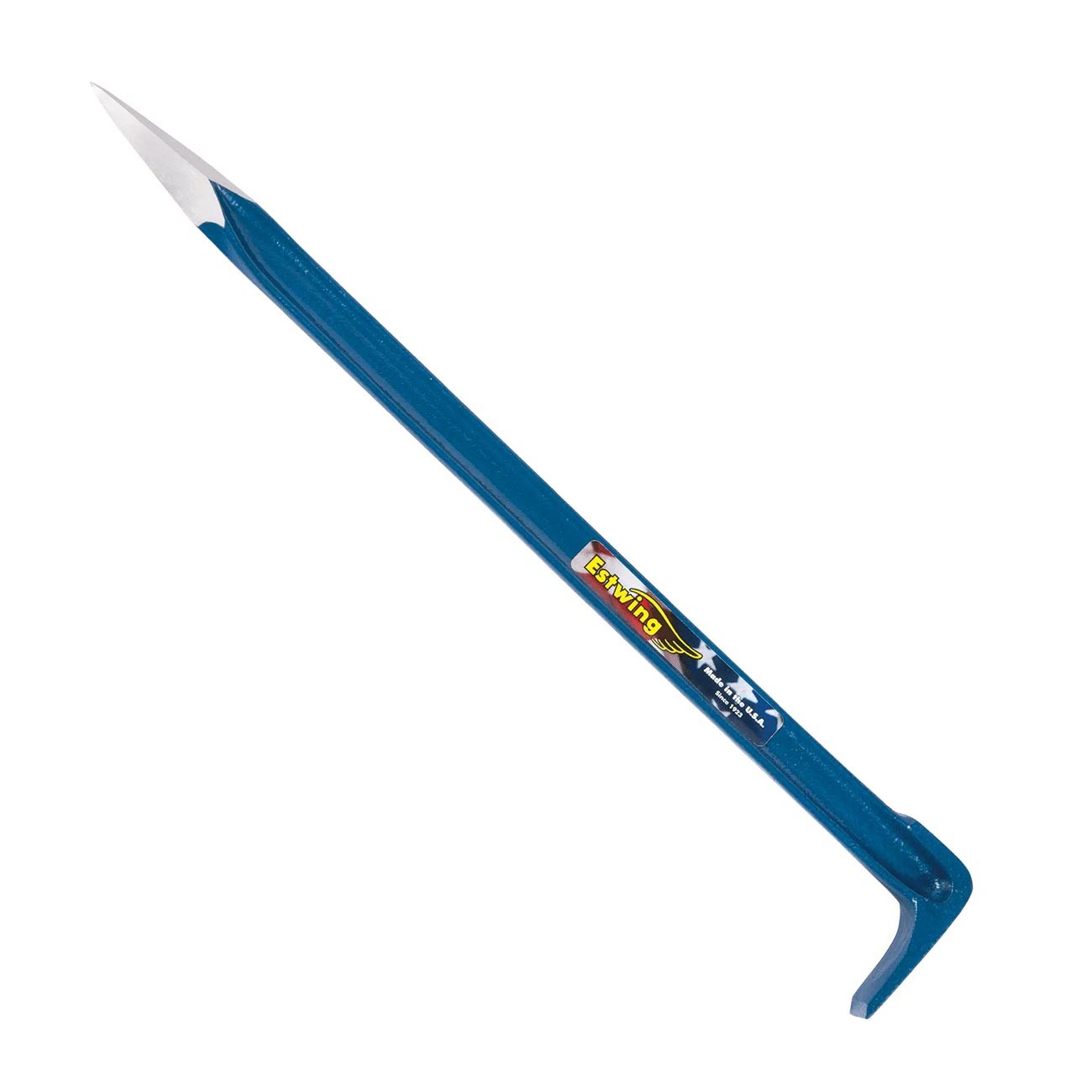 EstWing GP-18 Gad Pry Bar, 18" Forged Geological Tool w Pointed Tip & Chisel End