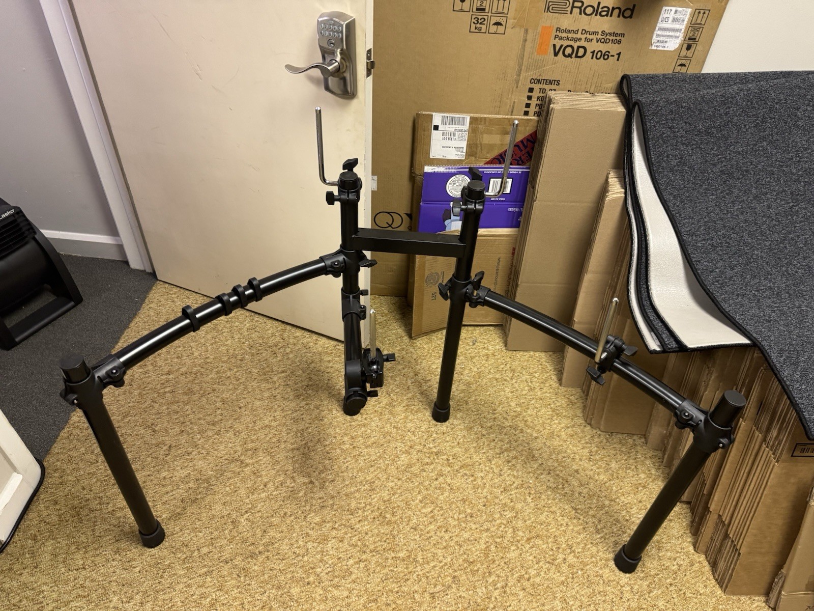 Roland MDS-C V-Drum Rack w/4 L-Rods And Clamps - 071726