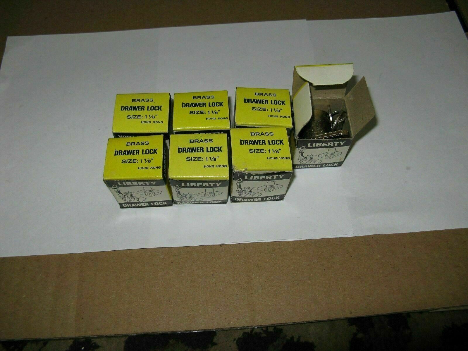 Vintage Liberty / Eagle Locks For Furniture Cabinet Drawer New In Original Box