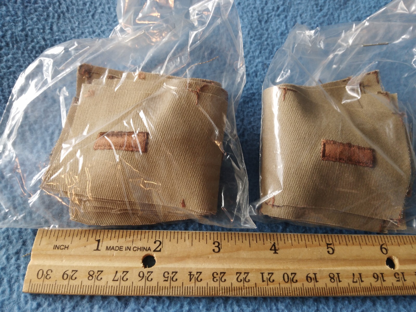 BUNDLE OF 24 PAIRS - U.S. ARMY DESERT 2nd LIEUTENANT Sew-On PATCHES - NEW SEALED
