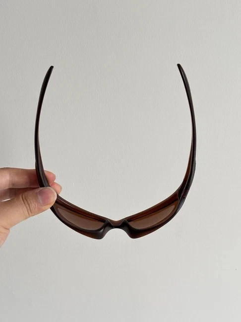 Oakley 00s Monster Dog Vintage Polarized Sunglasses Matte Brown Frames NEW