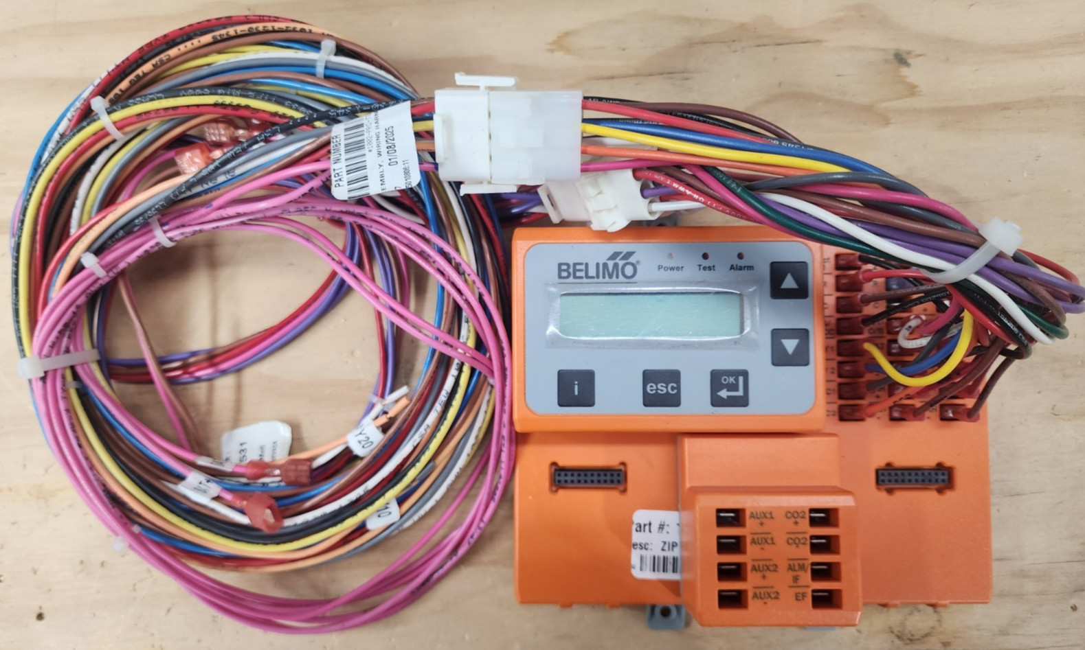 Belimo 1002-Zip-B ECON ZIP BASE Plus ECON-ZIP-EM Module Plus Wiring Harness New