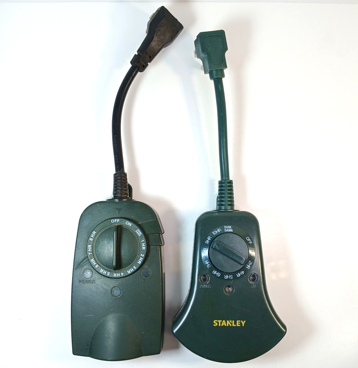 Photoelectric Outdoor Outlet Timers Stanley Set of Two