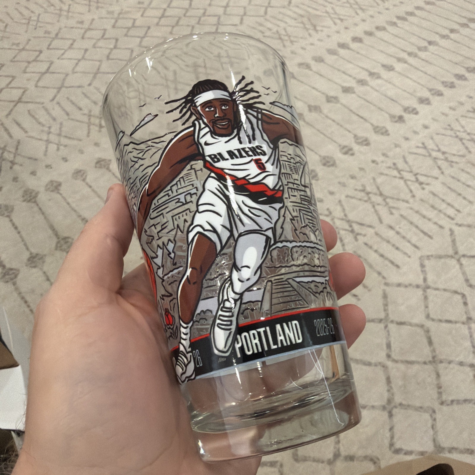 Jrue Holiday Glass Portland Trail Blazers 2025-26 in Box Special Limited Release
