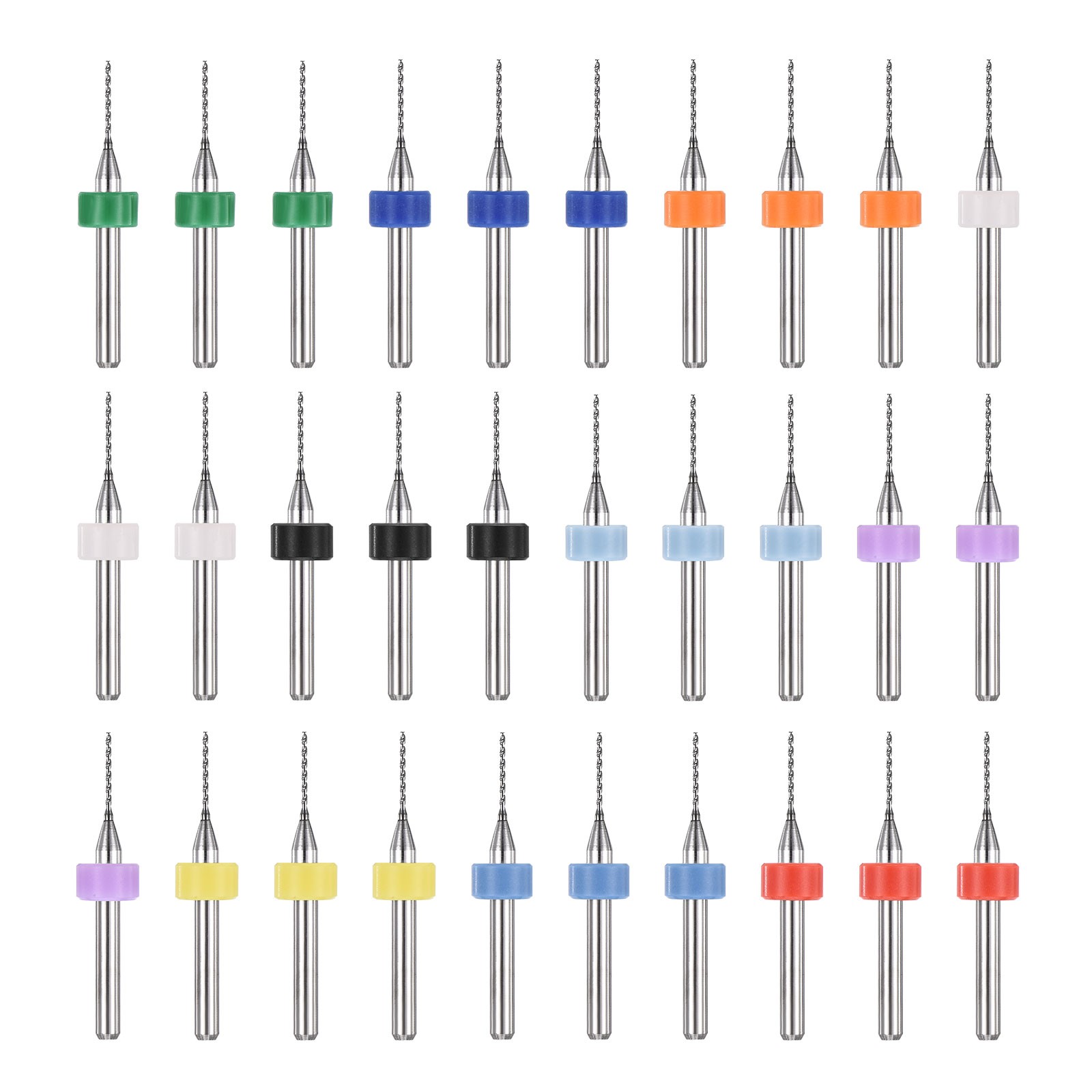 0.75mm Micro Drill Bits 3.175mm Shank Carbide for Print Circuit Board 30pcs