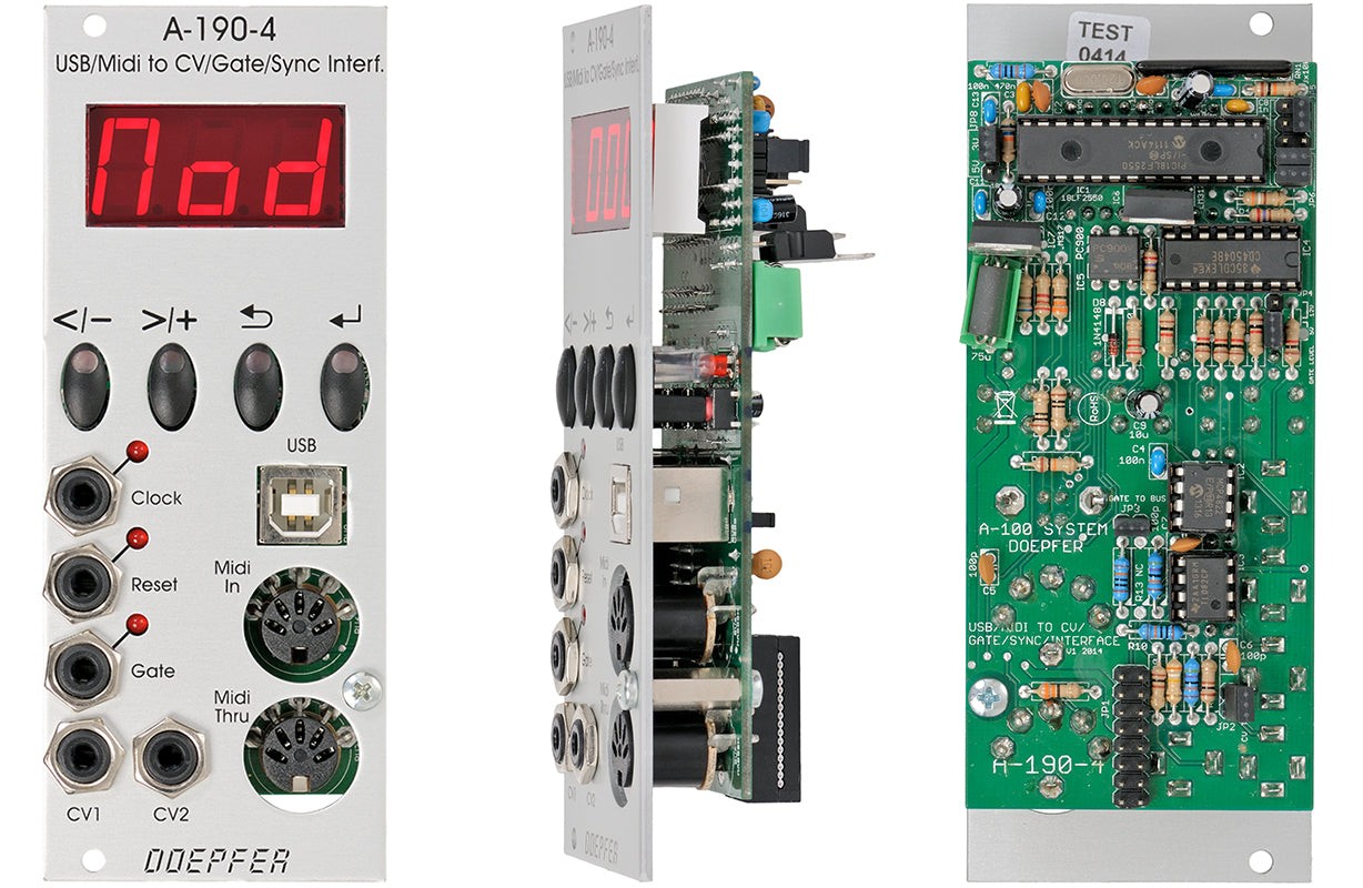 DOEPFER A-190-4 USB MIDI TO CV-GATE-SYNC INTERFACE : NEW : [DETROIT MODULAR]