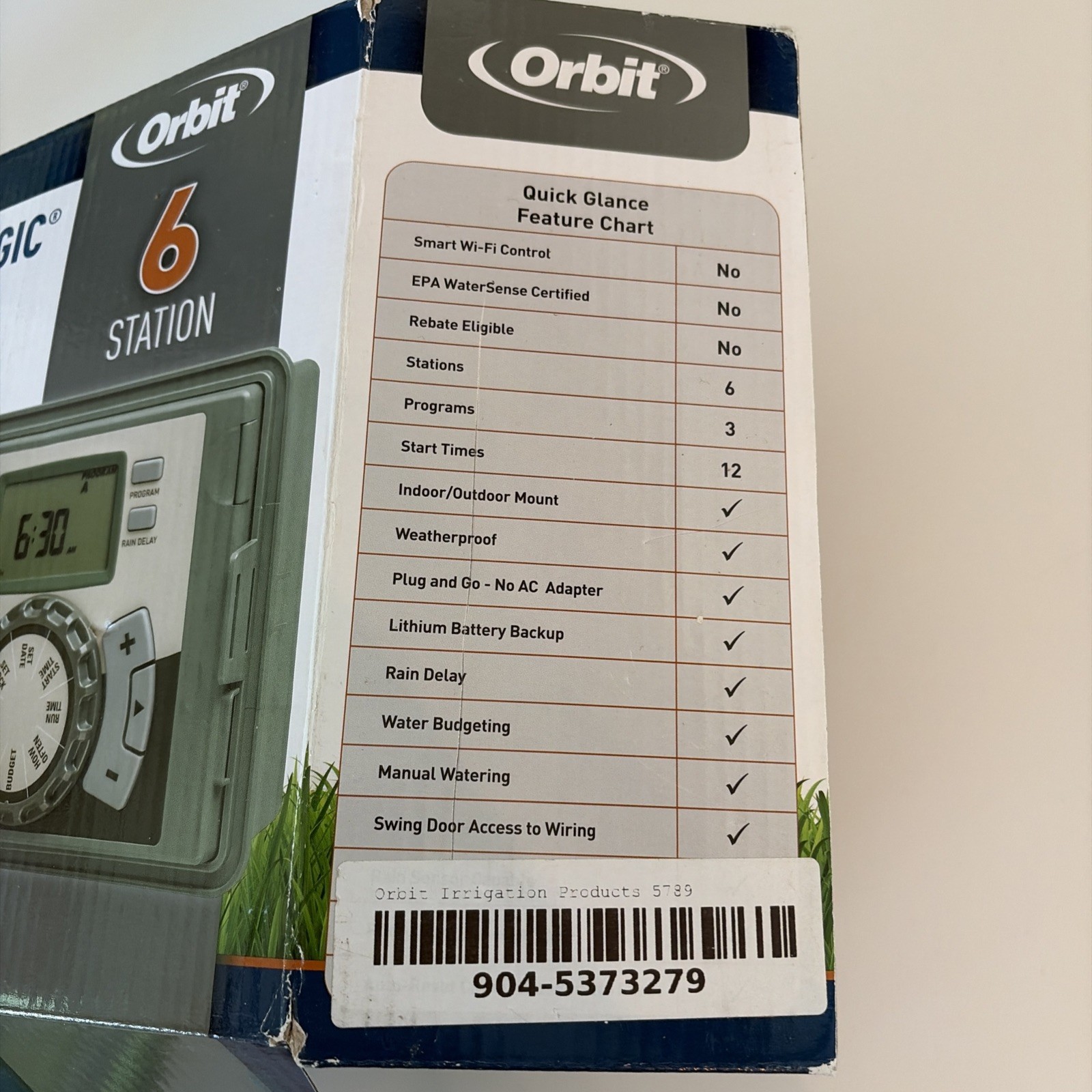 Orbit Easy-Set Sprinkler Timer 6 Station