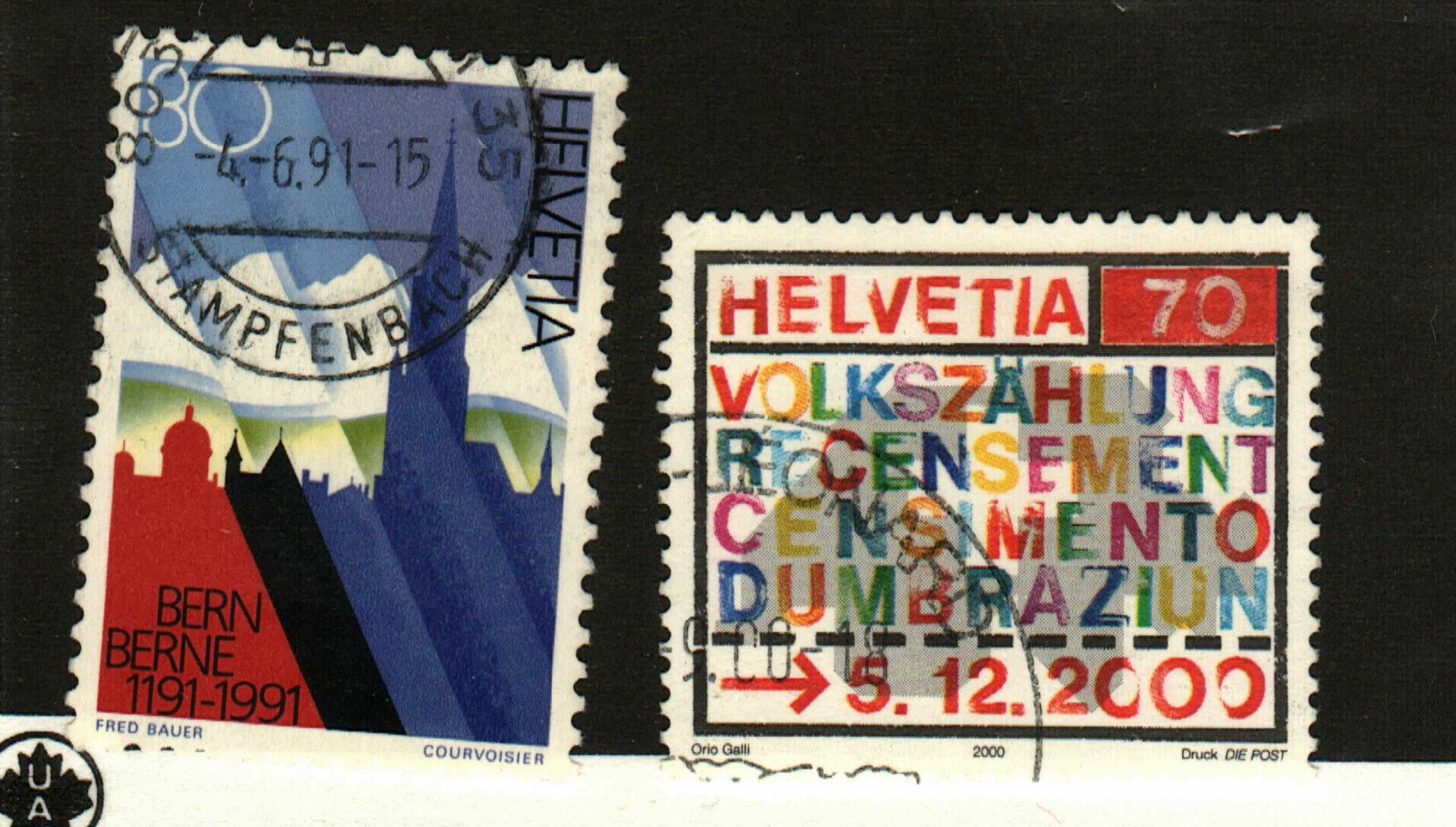Switzerland #889, 1079 used