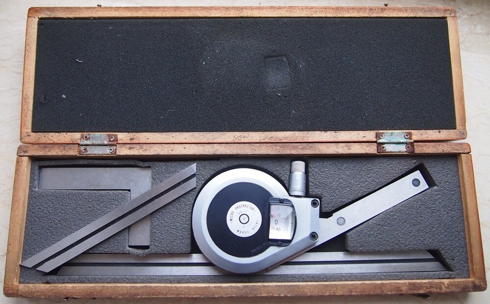Marui Keiki MP-101 Micro Protractor 1 DIV=1' Precision Engineering tool