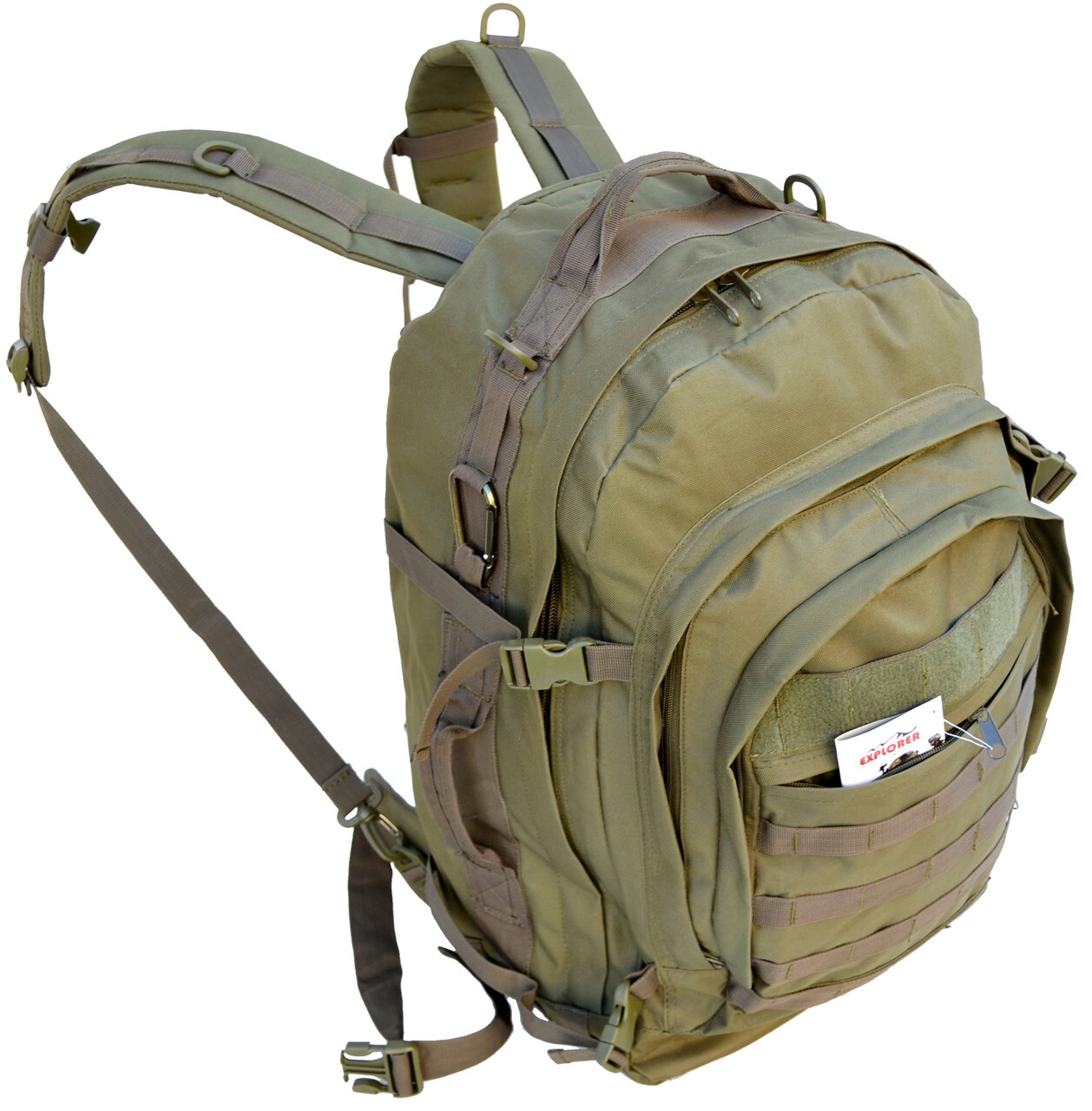 Explorer OD Green U.S. Military Level 3 Backpack, Large