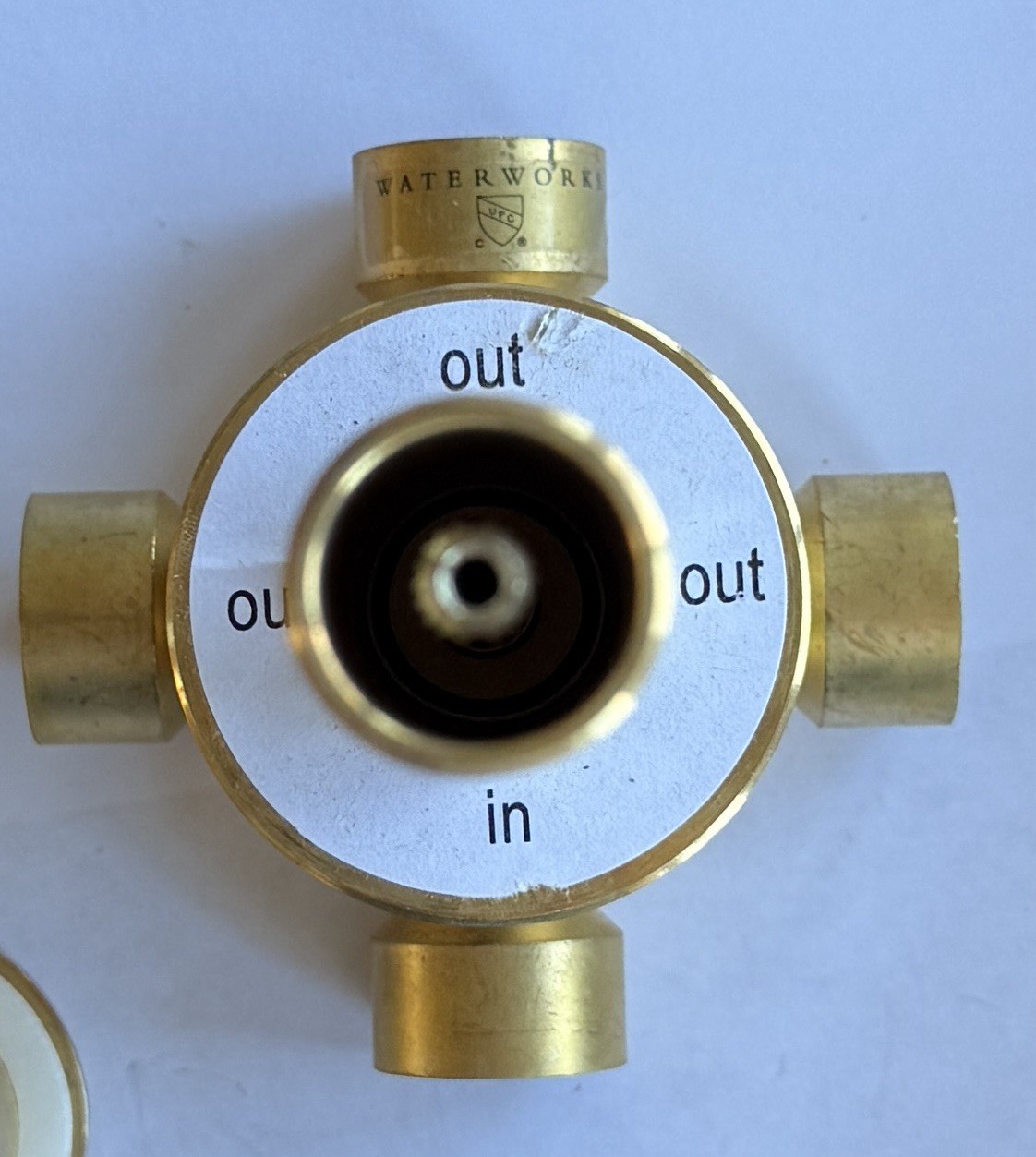 Waterworks Universal Three Way Diverted Valve For Pressure Balance Shower System