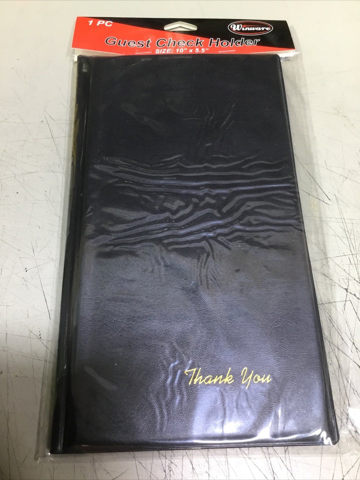 1x Black Padded GUEST CHECK PRESENTER Credit Card Bill Receipt Holder FREE SHIP